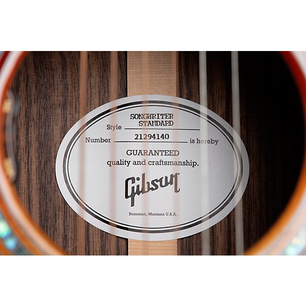 Gibson Songwriter Standard Acoustic-Electric Guitar Rosewood Burst