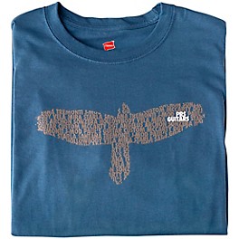 PRS Bird As A Word Slate Blue T-Shirt Medium PRS Bird As A Word Slate Blue T-Shirt Medium