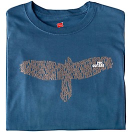 PRS Bird As A Word Slate Blue T-Shirt Medium PRS Bird As A Word Slate Blue T-Shirt Large