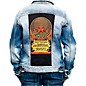 Dragonfly Clothing Jimi Hendrix Experience 3 Faces - Psychedelic Boys Denim Jacket Large