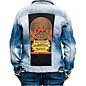 Dragonfly Clothing Jimi Hendrix Experience 3 Faces - Psychedelic Boys Denim Jacket X Large