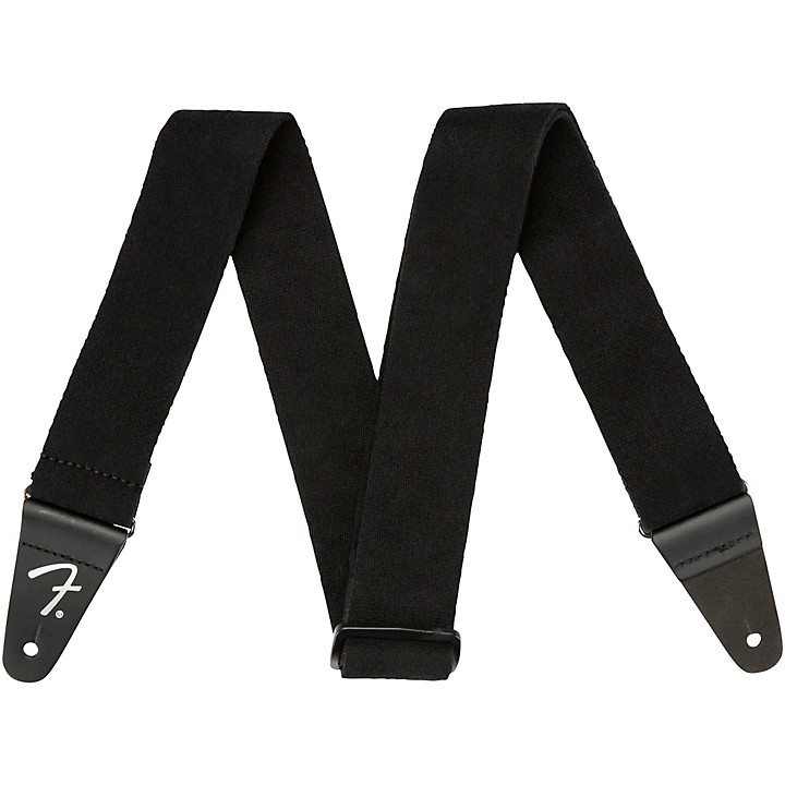 Fender Supersoft Strap Black 2 in. | Guitar Center