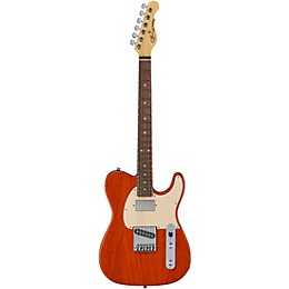 G&L Fullerton Deluxe ASAT Classic Bluesboy Electric Guitar Caribbean Rosewood Fingerboard Clear Orange