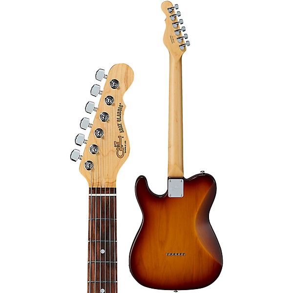 G&L Fullerton Deluxe ASAT Classic Bluesboy Electric Guitar Caribbean Rosewood Fingerboard Old School Tobacco