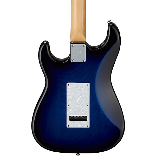 Open Box G&L Fullerton Deluxe S-500 Caribbean Rosewood Fingerboard Electric Guitar Level 2 Blue Burst 190839863621