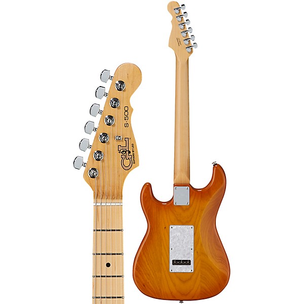 G&L Fullerton Deluxe S-500 Maple Fingerboard Electric Guitar Honey Burst