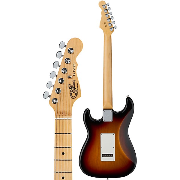 G&L Fullerton Deluxe S-500 Maple Fingerboard Electric Guitar 3-Tone Sunburst