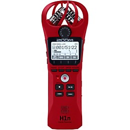 Open Box Zoom H1n Handy Recorder Red Edition Level 1