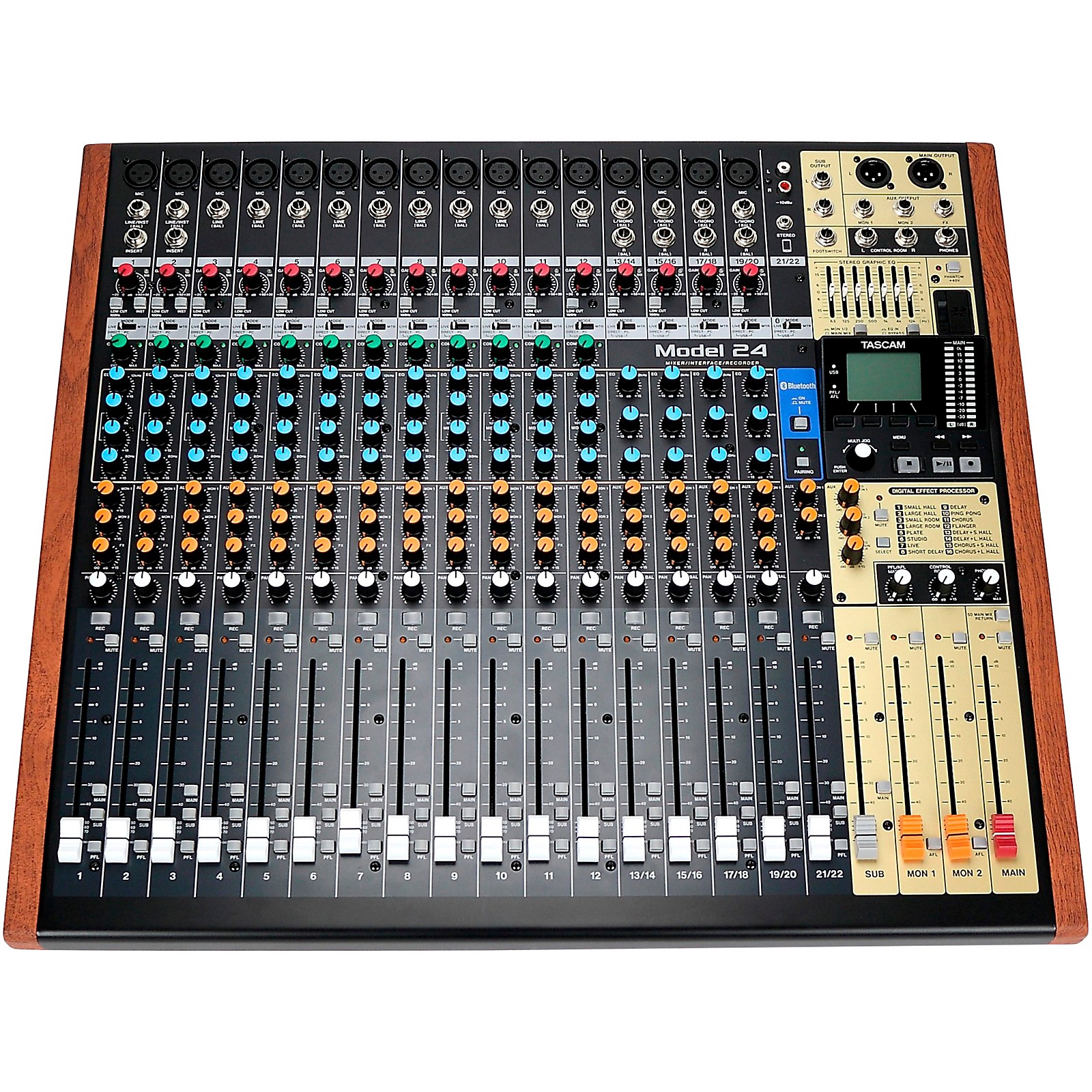 TASCAM Model 24 24-Channel Multitrack Recorder Mixer and USB Interface Center