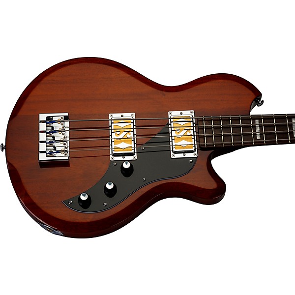Open Box Supro Huntington II Mahogany Electric Bass Natural