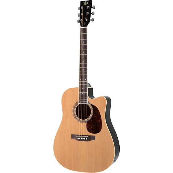 Rogue RA-110D-CE Dreadnought Cutaway Acoustic-Electric Guitar Natural