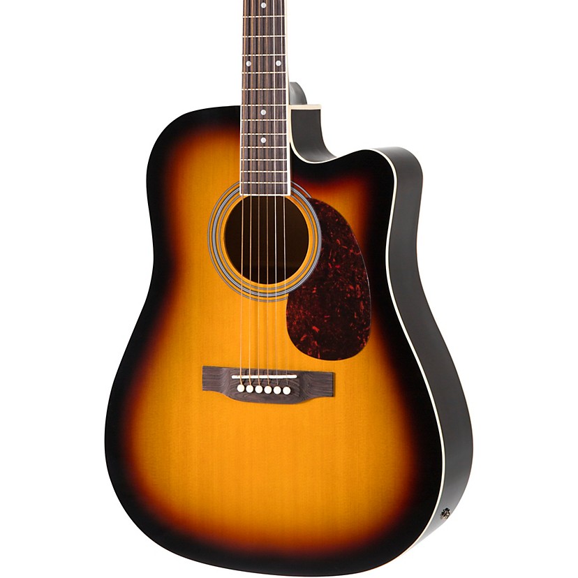 Rogue RA-110D-CE Dreadnought Cutaway Acoustic-Electric in Sunburst