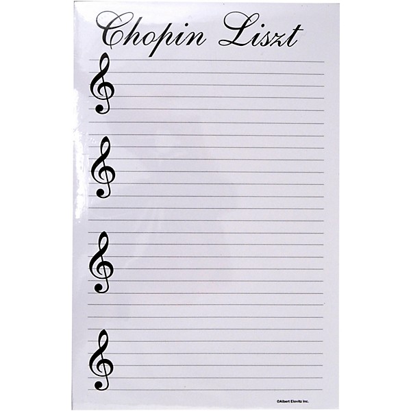 AIM Chopin Liszt Notepad