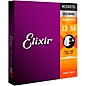 Elixir 80/20 Bronze Acoustic Guitar Strings with NANOWEB Coating, Medium (.013-.056) 2-Pack