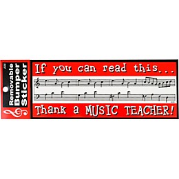 AIM Thank A Music Teacher Bumper Sticker