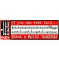 AIM Thank A Music Teacher Bumper Sticker thumbnail