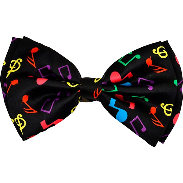 AIM Multi Color Bow Tie With Music Notes