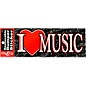 AIM I Heart Music Bumper Sticker thumbnail