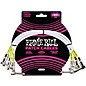 Ernie Ball 3-Pack Patch Cables 1 ft. White thumbnail