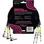 Ernie Ball 3-Pack Patch Cable 1.5 ft. Black