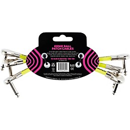 Ernie Ball Pancake Patch Cable 6 in. White