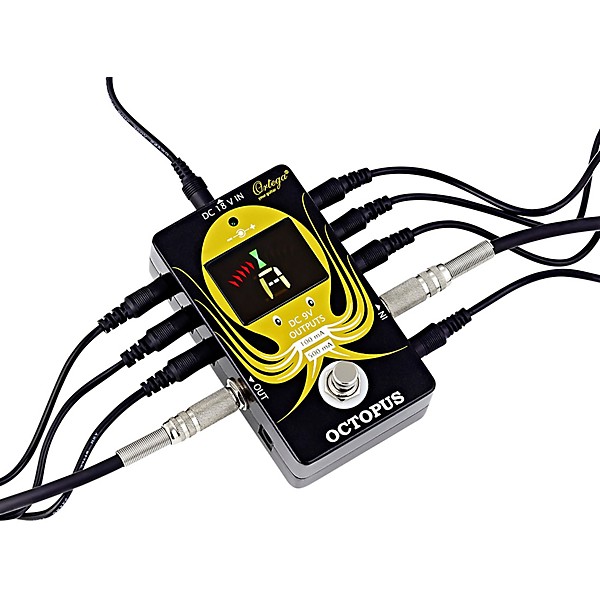 Ortega Octopus Chromatic Pedal Tuner & Power Station | Guitar Center