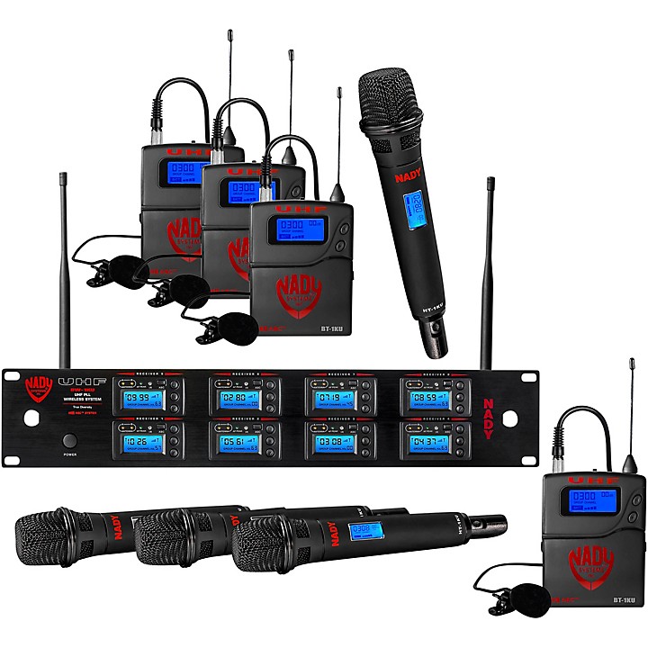 Nady 8W1KU Eight 1000Channel Combo Wireless System Guitar Center