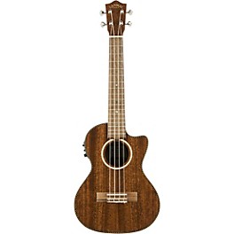 Lanikai MAS-CET All Solid Mahogany Tenor with Kula Preamp Acoustic-Electric Ukulele Mahogany