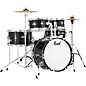 Pearl Roadshow Jr. Drum Set With Hardware and Cymbals Jet Black thumbnail