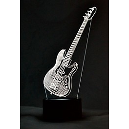 AIM Bass Guitar 3D LED Lamp Optical Illusion Light