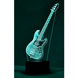 AIM Bass Guitar 3D LED Lamp Optical Illusion Light