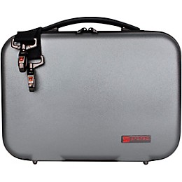 Protec ZIP Clarinet Case with Removable Music Pocket Silver Black