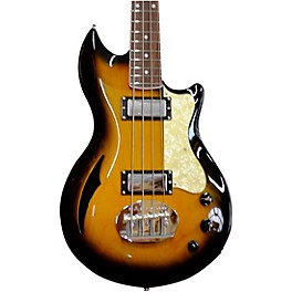 Lakland Skyline Hollowbody 30 Electric Bass Tobacco Sunburst