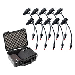 DPA Microphones d:vote CORE 4099 Classic Touring Kit, 10 Mics and accessories, Loud SPL in a Peli-case