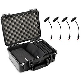 DPA Microphones d:vote CORE 4099 Classic Touring Kit, 4 Mics and accessories, Loud SPL in a Peli-case