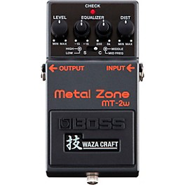 BOSS MT-2W Metal Zone Waza Craft Distortion Guitar Effects Pedal