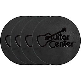 Guitar Center Leather Coaster 4 Pack - Black