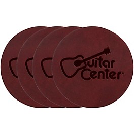 Guitar Center Leather Coaster 4 Pack - Brown