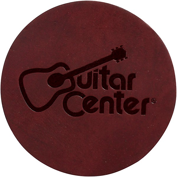 Guitar Center Leather Coaster 4 Pack - Brown