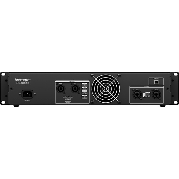 Behringer NX3000D 3,000W Power Amplifier With DSP