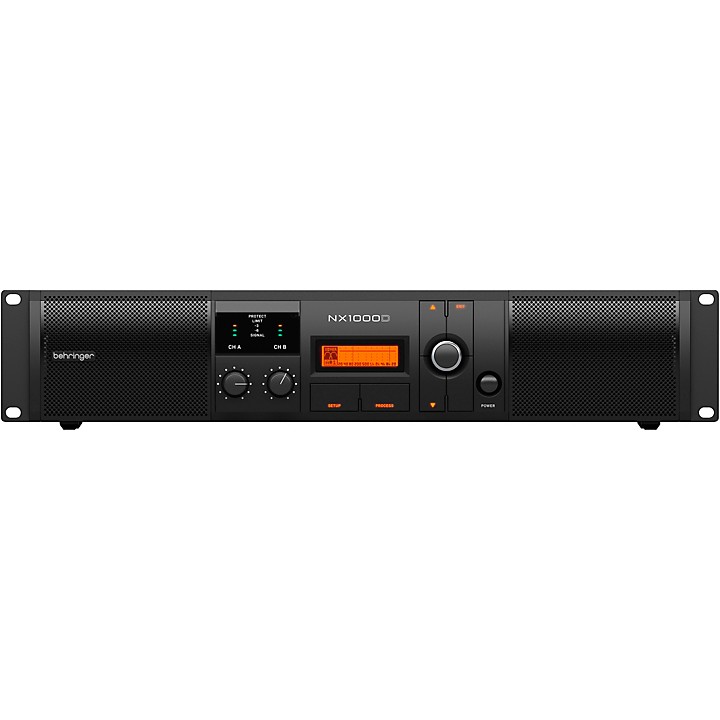 Behringer パワーアンプ 最大2 x 500W NX1000D Behringer NX1000D Power Amplifier With DSP | Guitar Center