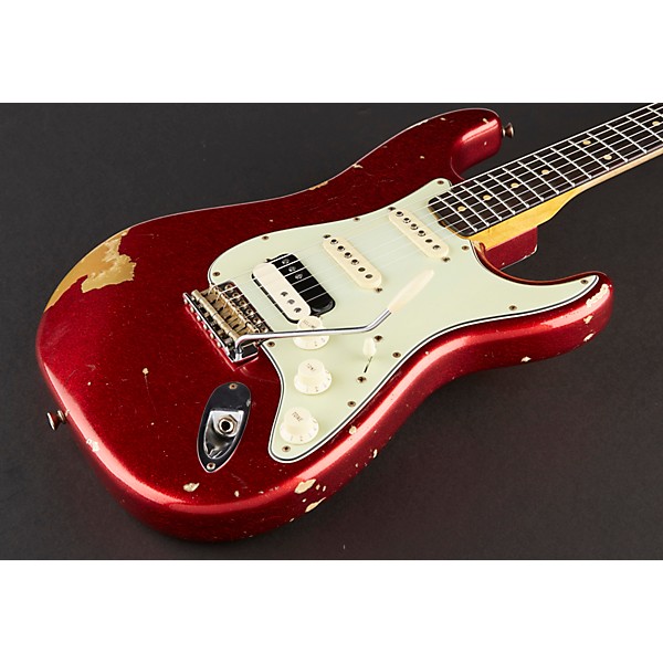 Platinum Fender Custom Shop Imperial Arc Statocaster HSS Electric