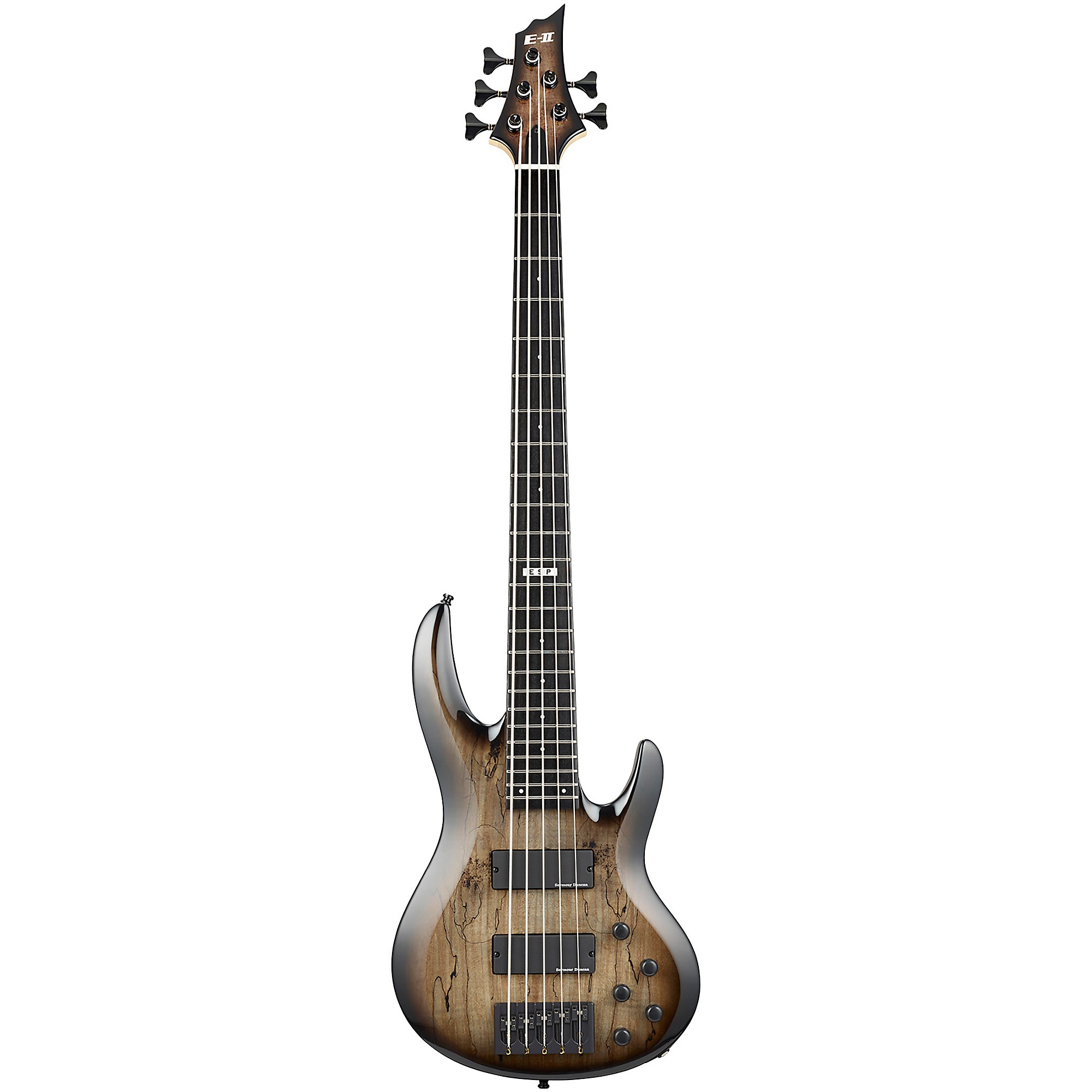 ベース E-II J-5 QM/R See Thru Black ESP E-II J5 QM Bass - See Thru Black | Sweetwater