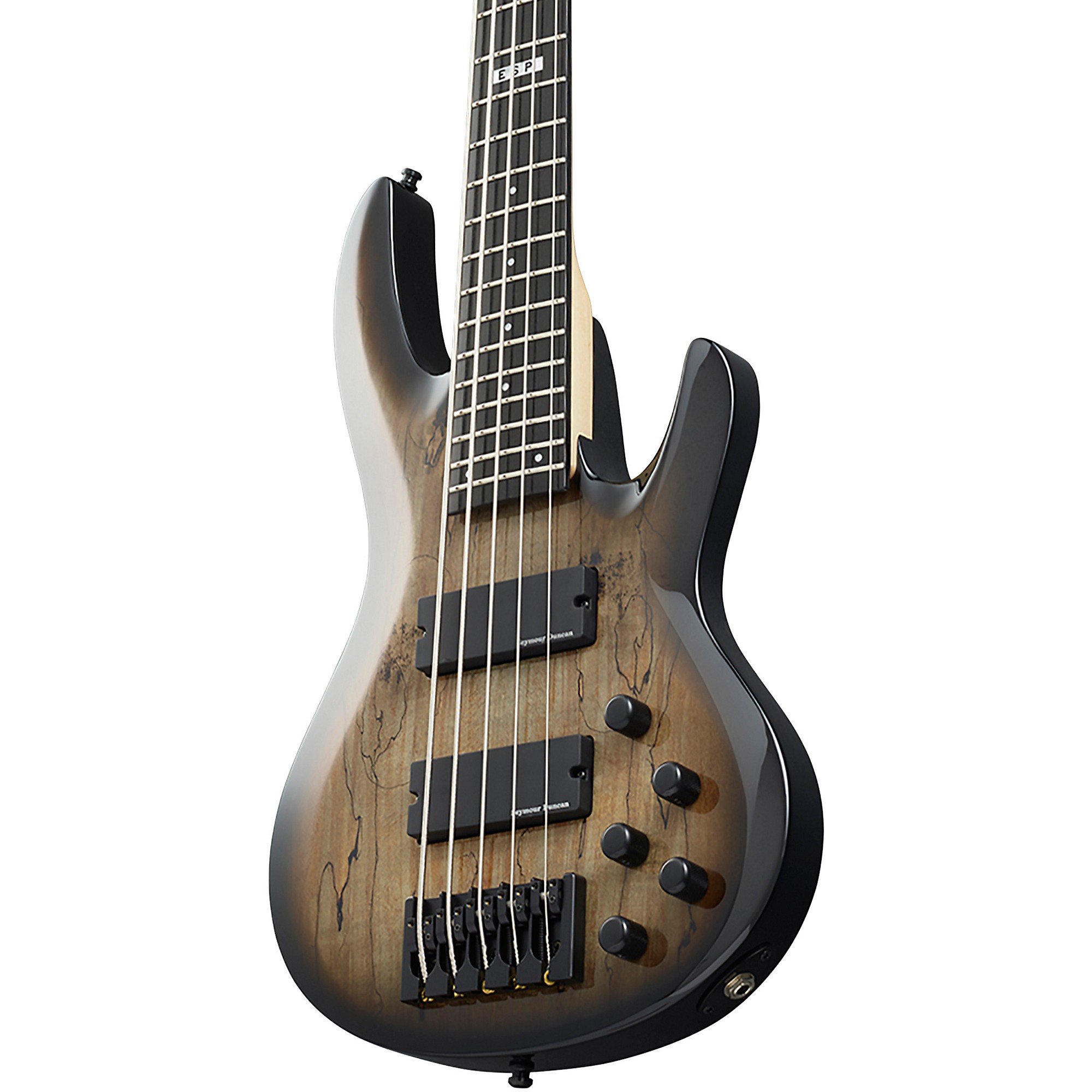 ESP E-II BTL-5 Electric Bass Transparent Black Sunburst