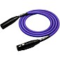 KIRLIN XLR Male To XLR Female Microphone Cable - Royal Blue Woven Jacket 10 ft. thumbnail