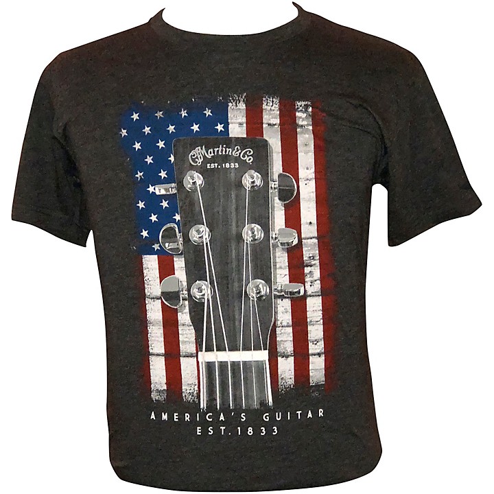 guitar flag t shirt