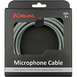 Kirlin XLR Male To XLR Female Microphone ... Kirlin XLR Male To XLR Female Microphone Cable - Olive Green Woven Jacket 10 ft.