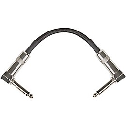 Musician's Gear Standard Instrument Patch Cable 6 in. Black - 3 Pack