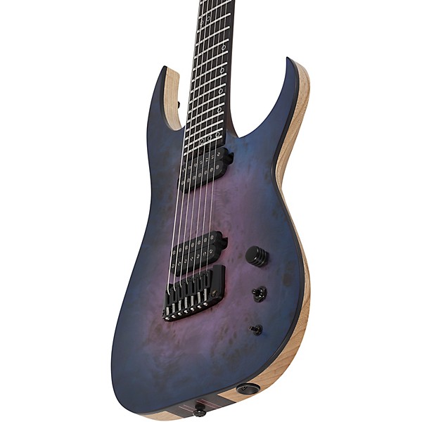 Open Box Schecter Guitar Research Keith Merrow KM-7 MK-III Artist 7-String Electric Guitar Level 2 Blue Crimson 190839902337