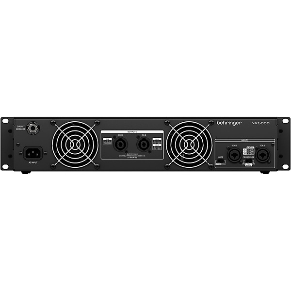 Behringer NX6000 6,000W 2-Channel Power Amplifier